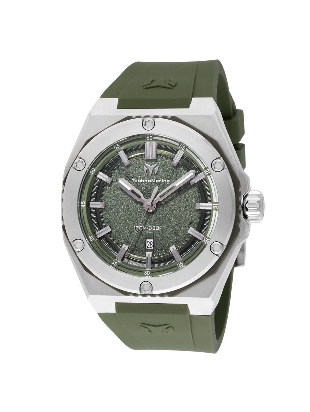 TechnoMarine Coral Legacy Sport Men's Watch - 45mm, Olive Green (TM-416067)